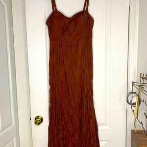 Long customs made dress